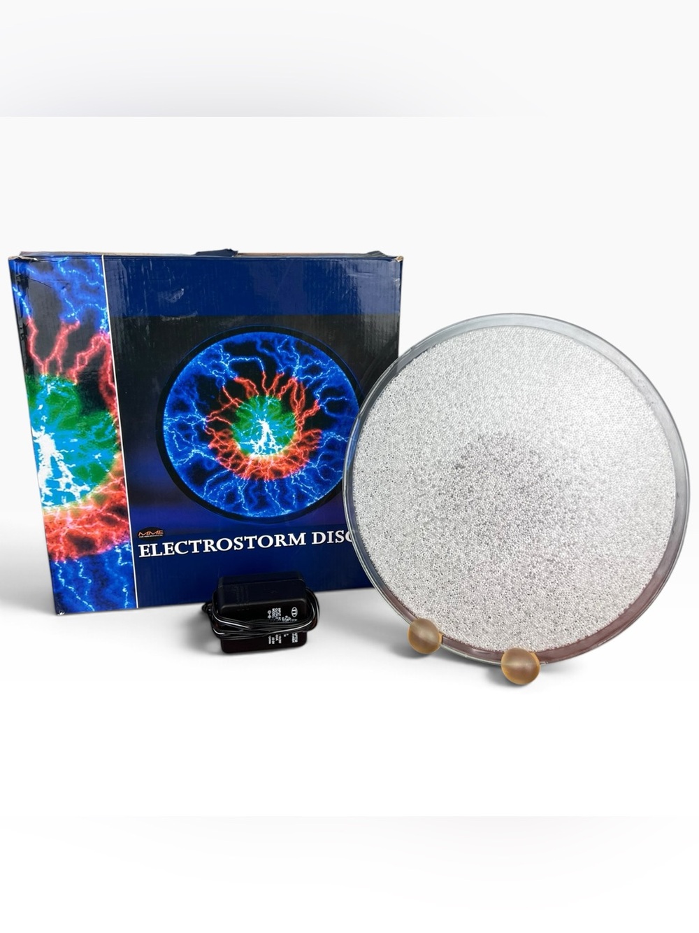 Vintage MME 2003 ElectroStorm Disc Plasma Lightening Disc Touch And Sound 11.5”